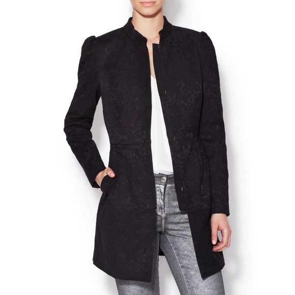 LAST DROP NWT Tart Raven Jacquard Coat - Picture 1 of 7